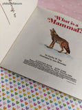 Vintage 1975 What is a Mammal? Golden Look-Look Softcover, Like New
