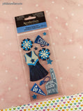 Recollections Cheer Go Team 3-Dimensional Sticker Pack, New/Sealed