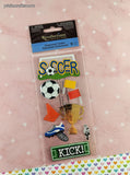 Recollections Soccer Kick! 3-Dimensional Sticker Pack, New/Sealed
