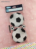 Vintage Sticko Vellum "Soccer Balls" Binder Sticker Sheet, New & Sealed