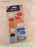 Vintage Sticko Funny Sarcasm Saying Binder Sticker Sheet, New & Sealed