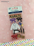 Sandylion Essentials Karate Black Belt 3-Dimensional Sticker Pack, New/Sealed
