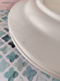 RARE Vintage IKEA 15914 Italy Blue Flowers Set/3 Dinner Plates 10.25"