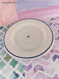 RARE Vintage IKEA 15914 Italy Blue Flowers Single Saucer, Like New