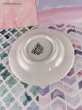 RARE Vintage IKEA 15914 Italy Blue Flowers Single Saucer, Like New