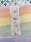 Vintage 1998 Mrs. Grossman's SHINY Ocean Seashells Full Sticker Sheet, Unused