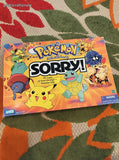 Vintage 2000 Pokemon SORRY! Board Game Parker Brothers COMPLETE in Box