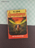 Vintage 1990's R.L. Stine Goosebumps #17, Why I'm Afraid of Bees Softcover
