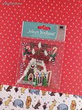 Jolee's Boutique Christmas Winter Gingerbread House SHINY 3-Dimensional Sticker Pack, New/Sealed