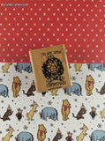 Vintage 1992 Stampin' Up Do Not Open Until Christmas! Wooden Block/Rubber Stamp