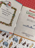 Vintage 1992 Christmas Santa's Surprise Sleigh Creative Child Press Hardcover