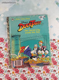 Vintage 1988 Little Golden Book: Walt Disney's DuckTales The Secret City Under the Sea Hardcover