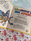 Vintage 1978 Whitman Tell-A-Tale Books, Grover's Own Alphabet, Hardcover