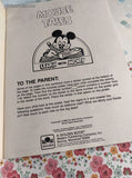 Vintage 1988 Mouse Tales First Reading Skills Learn with Mickey Golden Softcover Activity Book