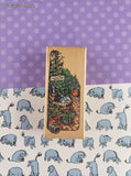 Vintage 1996 Stampendous #N055 Wishing Fountain NR Wooden Block/Rubber Stamp