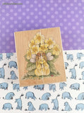 Vintage Stamps Happen, Inc. #70026 Buttercup Wooden Block/Rubber Stamp