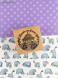 Vintage PSX #F-643 "Friends are Forever" Wooden Block/Rubber Stamp