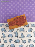 Vintage PSX #E-501 "Best Wishes" Wooden Block/Rubber Stamp
