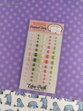 Echo Park Paper Co. Enamel Dots Sweet Baby Girl 3-Dimensional Sticker Pack, New/Sealed