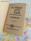 Vintage 1965 1st Scholastic Book Services Printing The Great Auto Race T604 Softcover, Like New