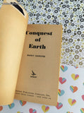 Vintage 1964 1st Airmont Printing Conquest of Earth by Manly Banister Softcover