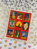 Vintage Walt Disney's The Lion King Full Sticker Sheet, Unused