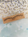 Vintage 1998 Stampin' Up Here Kitty Kitty Wooden Stamp Block CLEAN