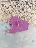 Vintage 1990 Wilton Easter Sheep Lamb Purple Plastic Cookie Cutter, Like New