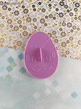 Vintage 1990 Wilton Easter Egg Purple Plastic Cookie Cutter, Like New
