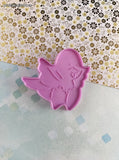 Vintage 1990 Wilton Easter Chick Purple Plastic Cookie Cutter, Like New