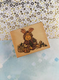 Vintage The Boyds Collection H21028 Manheim the "Eco Moose" Wooden Stamp Block