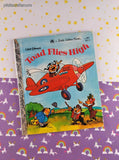 Vintage 1982 Little Golden Book: Walt Disney's Toad Flies High Hardcover