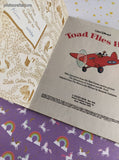 Vintage 1982 Little Golden Book: Walt Disney's Toad Flies High Hardcover