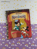 Vintage 1992 Little Golden Book: Walt Disney's The Prince and the Pauper Hardcover