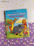 Vintage 1994 Little Golden Book: Walt Disney's Winnie the Pooh Eeyore, Be Happy! Hardcover