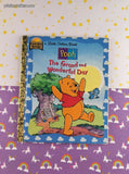 Vintage 1997 Little Golden Book: Walt Disney's Winnie the Pooh The Grand and Wonderful Day Hardcover