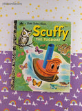 Vintage 1994 Little Golden Book: Scuffy the Tugboat Hardcover, Like New