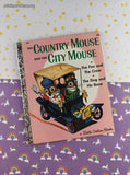Vintage 1961 Little Golden Book: The Country Mouse and the City Mouse Hardcover