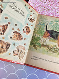 Vintage Wonder Book of Puppies Hardcover