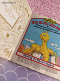 Vintage 1981 Little Golden Book: Sesame Street Big Bird's Red Book Hardcover