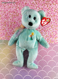 Vintage 2000 TY Beanie Baby - Ariel the Blue Memorial Bear, Like New