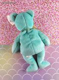 Vintage 2000 TY Beanie Baby - Ariel the Blue Memorial Bear, Like New