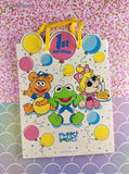 Vintage Party Makers Jim Henson's Muppet Babies Happy 1st Birthday Gift Bag, Unused