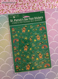 Vintage American Greetings Forget Me Not St. Patrick's Day Teddies & Shamrocks 4 Sheets SEALED