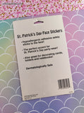 Vintage American Greetings Forget Me Not St. Patrick's Day Teddies & Shamrocks 4 Sheets SEALED