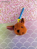 Vintage 1999 Winnie the Pooh Soft Toy Roo Keychain McDonalds Toy