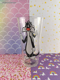 Vintage Pepsi Collector Series Looney Tunes Sylvester Tall Glass Tumbler