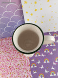 Vintage Avon Easter Bunny Basketweave Embossed Coffee Mug, Like New