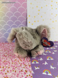 Vintage 1997 Puffkins: Elly the Elephant, NWT Beanbag Plush Toy