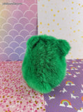 Vintage 1998 Puffkins: Patrick the Shamrock Bear, NWOT Beanbag Plush Toy